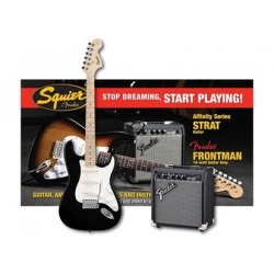 Комплект SQUIER PACK BLK 10G Комплект електрическа китара